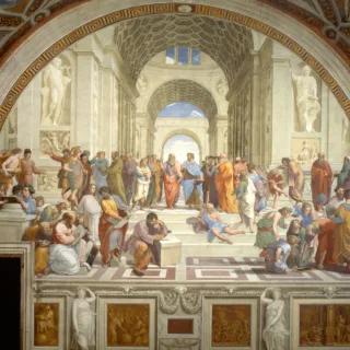 The School of Athens by Raffaello Sanzio da Urbino