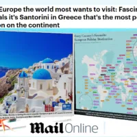 ΕΝΑΣ ΠΑΓΚΟΣΜΙΟΣ ΤΟΥΡΙΣΤΙΚΟΣ ΧΑΡΤΗΣ ΜΕ ΠΡΩΤΑΓΩΝΙΣΤΡΙΑ ΤΗ ΣΑΝΤΟΡΙΝΗ