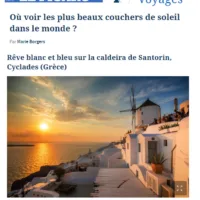 “Λευκό και μπλε όνειρο στην καλντέρα της Σαντορίνης”