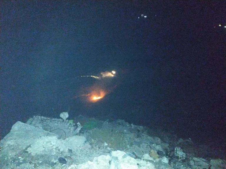 Νεα μικρή φωτιά στη χωματερή-άμεση κατάσβεση