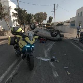 μεσαρια ατυχημα