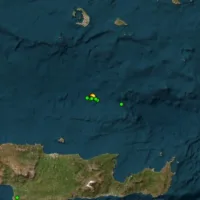 Σεισμική δόνηση μεταξύ Ηρακλείου-Σαντορίνης