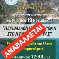 Αναβολή της περιβαλλοντικής εκδρομής στο Ηφαίστειο