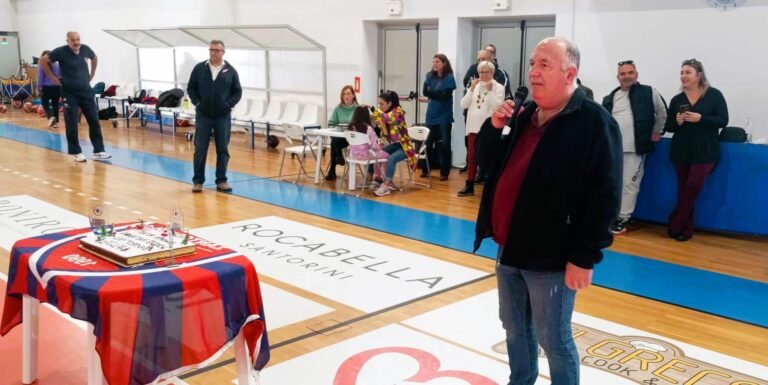 «Ο Αντιδήμαρχος Πολιτισμού & Αθλητισμού στη κοπή πίτας της Α.Ε.Σ»