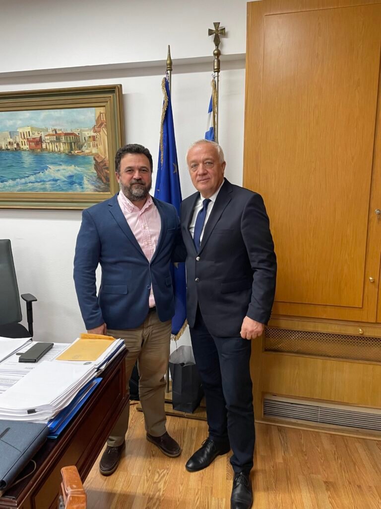 «Συνάντηση Μ. Καφούρου με τον Γ.Γ. του Υπουργείου Αγροτικής Ανάπτυξης και Τροφίμων».