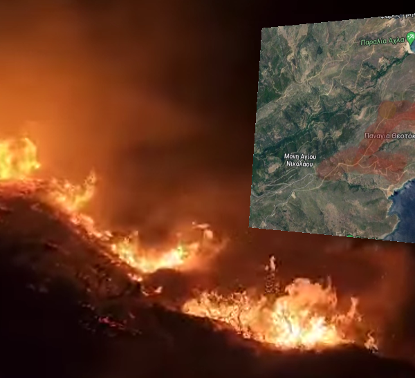 Σοβαρή πυρκαγιά στην Άνδρο