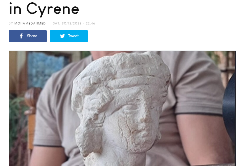 Το Θηραϊκό παρελθόν της Κυρήνης συνεχίζει να αποκαλύπτεται