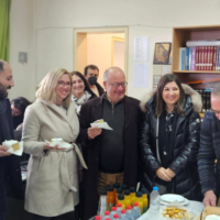 Κοπή πίτας  στο Σύλλογο γονέων & κηδεμόνων Λυκείου Φηρών Θήρας 
