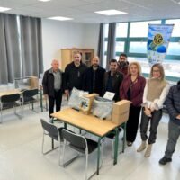 Προσφορά ηλεκτρονικών υπολογιστών στο Δημοτικό Σχολείο Οίας από το Rotary Santorini Oia
