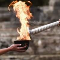 Στη Σαντορίνη ο Γιώργος Λεονταρίτης για την υποδοχή της Ολυμπιακής Φλόγας