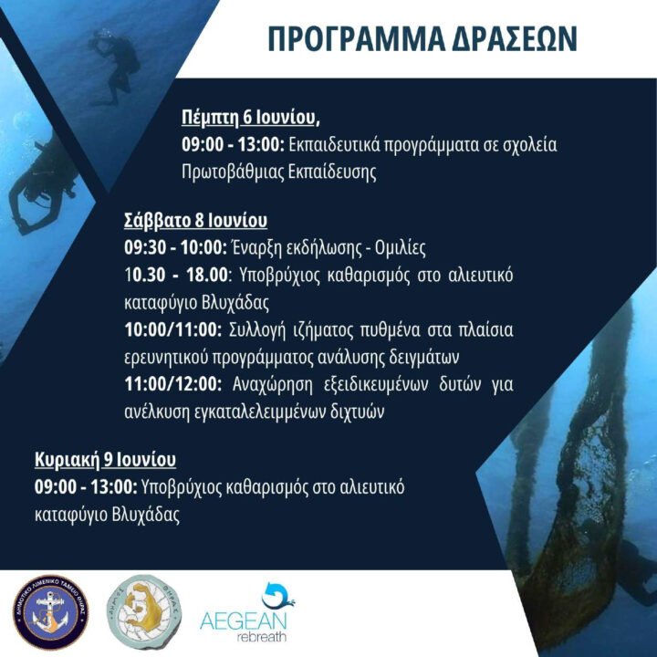 Δράσεις του Λιμενικού Ταμείου για να αναπνεύσει ξανά το Αιγαίο