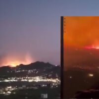 Στη θάλασσα σταμάτησε η φωτιά στη Σέριφο