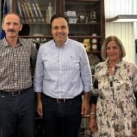 Επίσκεψη του Υπουργού Ψηφιακής Διακυβέρνησης κ. Δημήτρη Παπαστεργίου στο Επιμελητήριο Κυκλάδων.