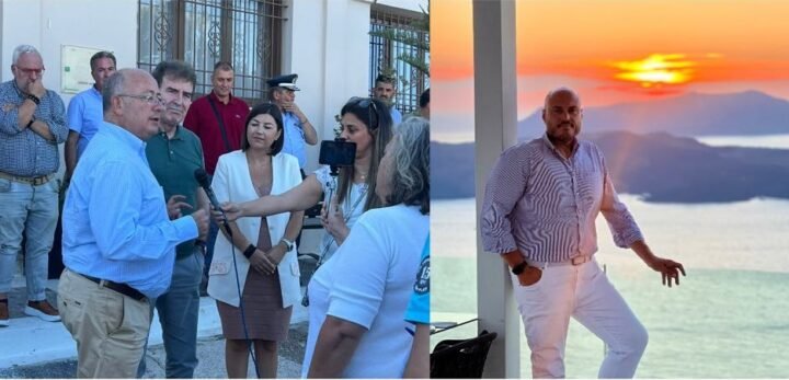 Η Ένωση Ξενοδόχων Σαντορίνης στη συνάντηση με τον Υπουργό Προστασίας του Πολίτη Μ. Χρυσοχοϊδη