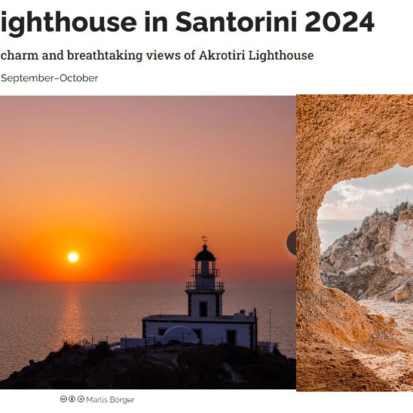 Ο Φάρος Ακρωτηρίου γοητεύει τους ταξιδιώτες