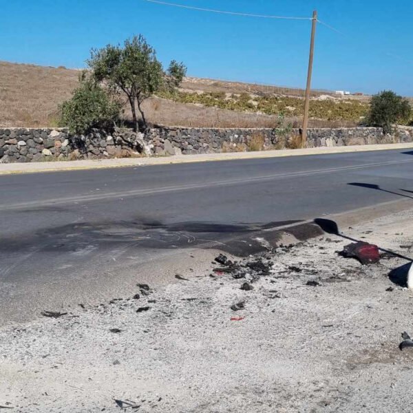 Θάνατος στην πολυαίμακτη ευθεία Φηρών-Πύργου-φωτογραφίες της επόμενης μέρας