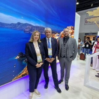 Arabian travel market eot santorini