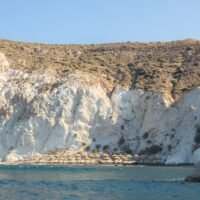The,Secluded,White,Beach,And,Volcanic,Rock,Formation,Along,The