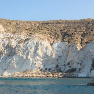 The,Secluded,White,Beach,And,Volcanic,Rock,Formation,Along,The